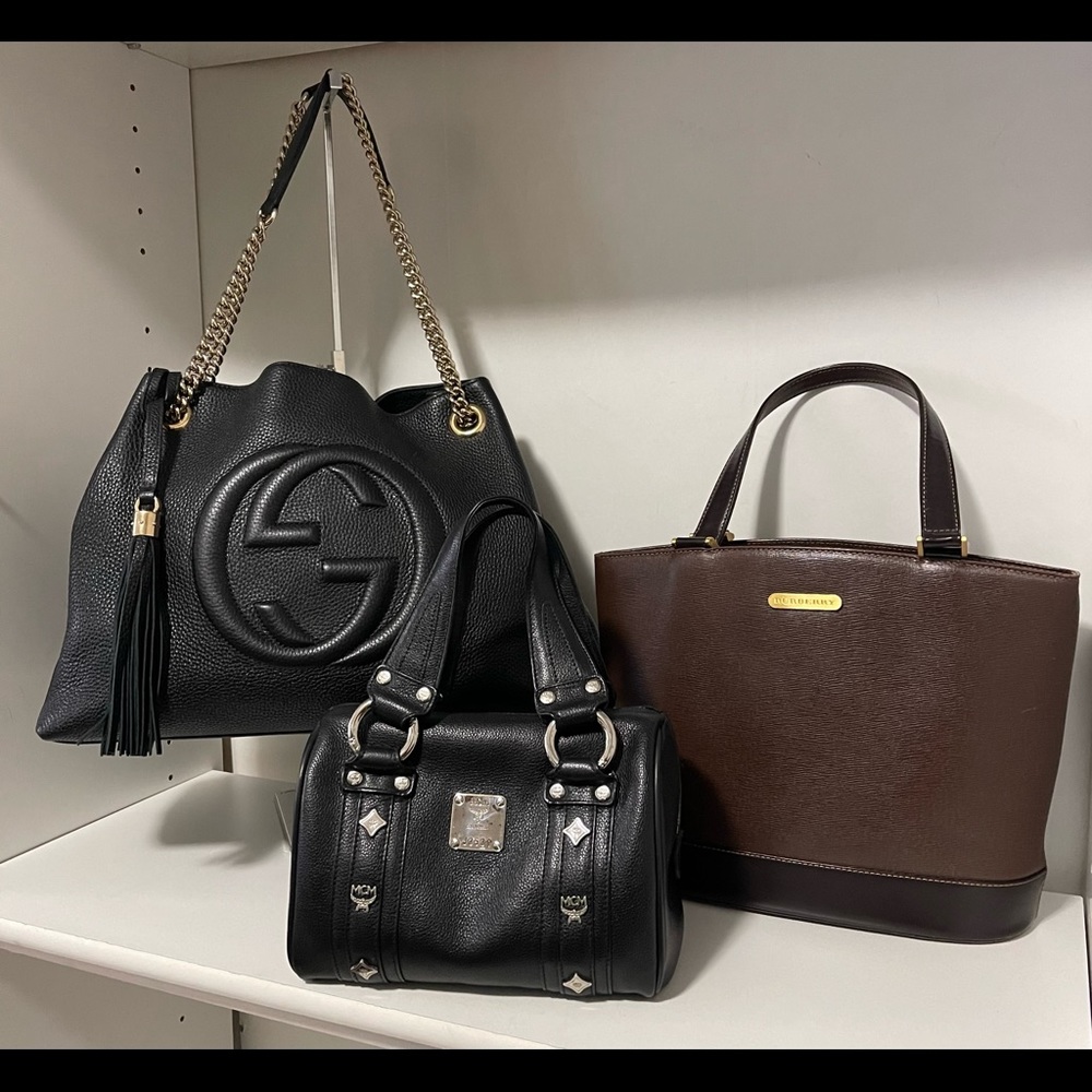 MCM,Gucci,Burberry